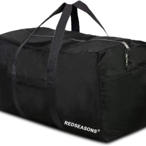 Extra Large Duffle Bag Lightweight, 96L Travel Duffle Bag Foldable for Men Women, Black